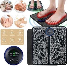 USB Electric Foot Massager Pad Blood Circulation Muscle Stimulator Mat Comfort(Must Provide A Hazardous Materials Shipping Label For Self-pickup